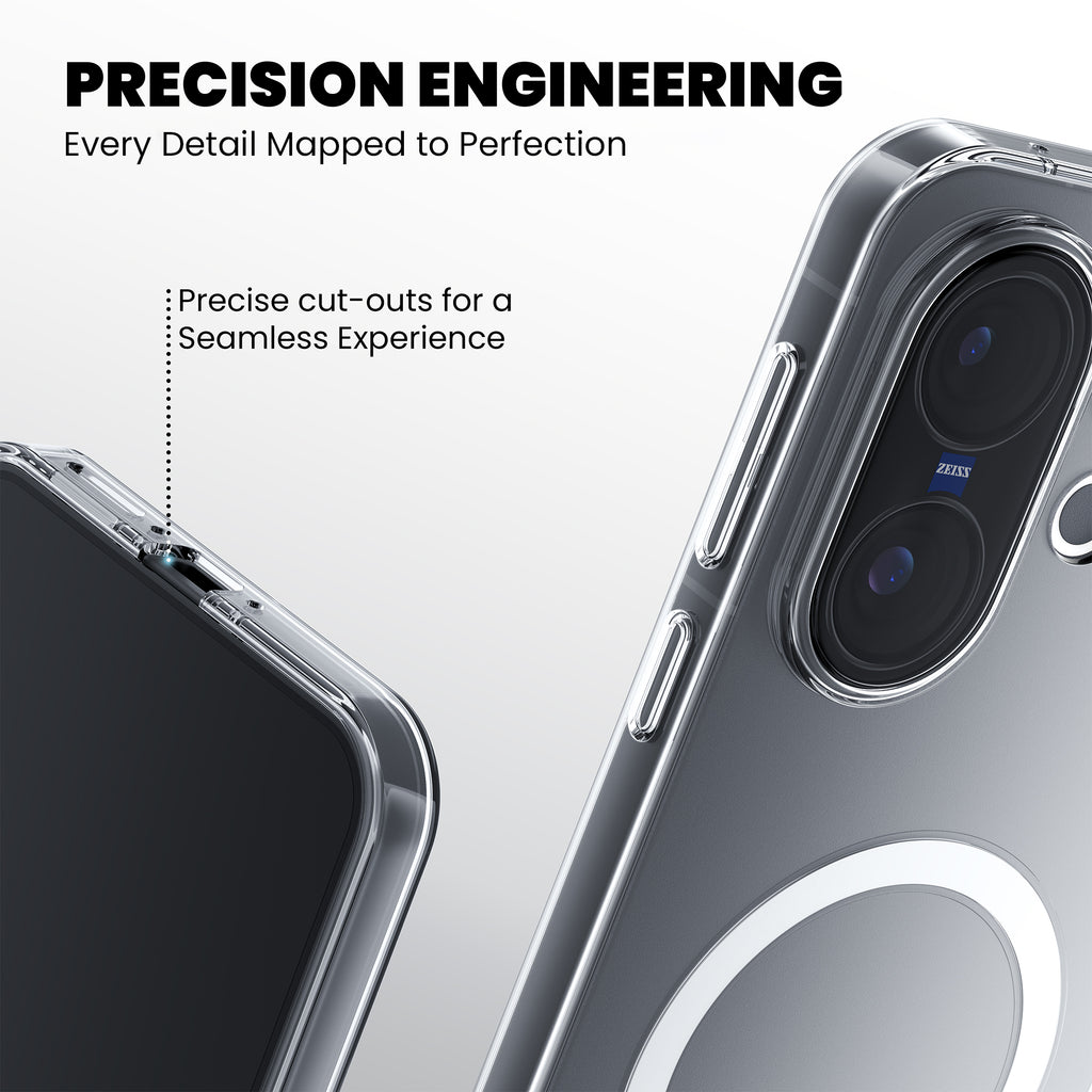 Anti-Yellow Magsafe Clear Case - Vivo Y19s 5G