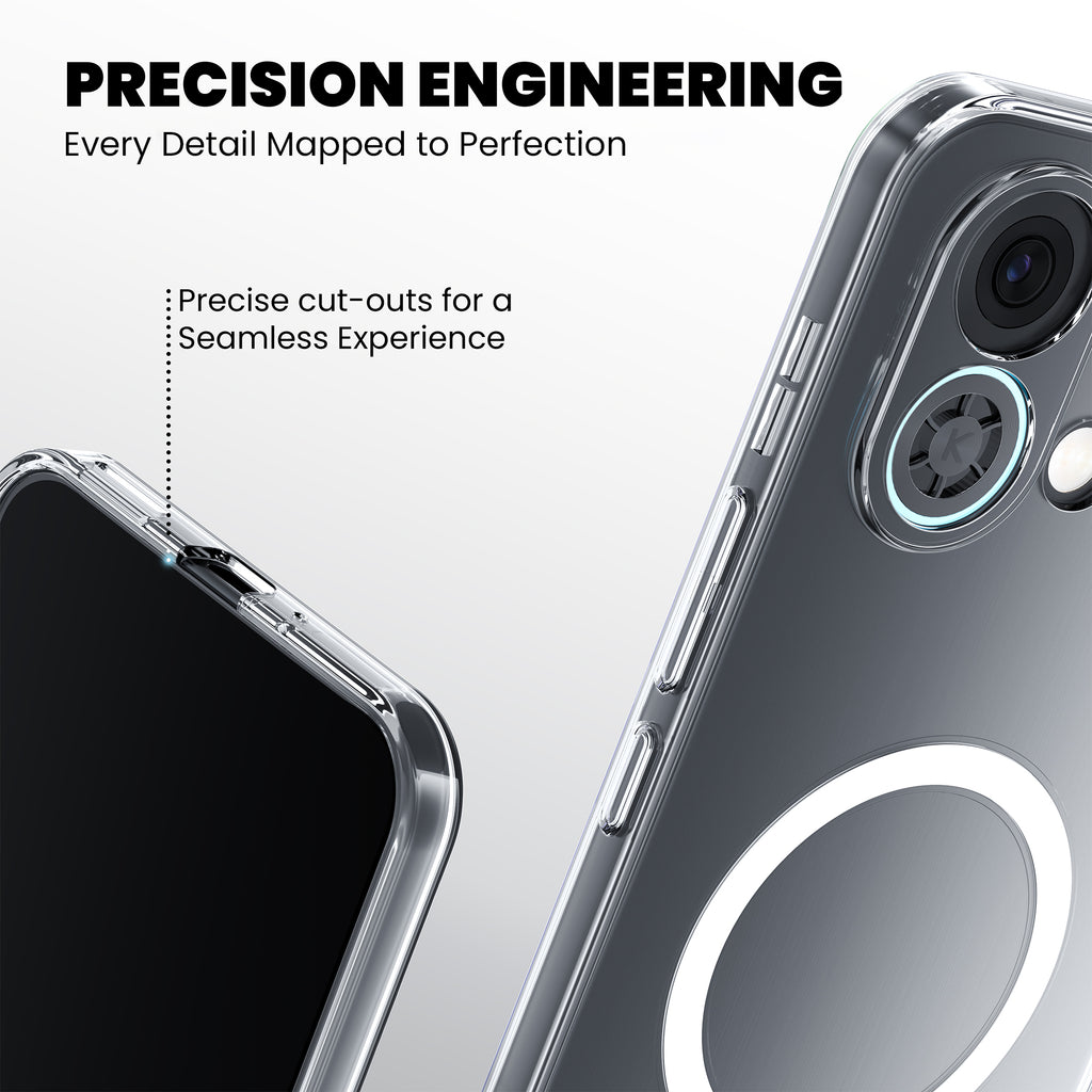 Anti-Yellow Magsafe Clear Case Oppo K Series